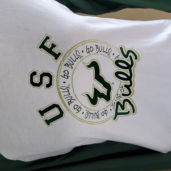 USF White and Green Top - Picture 3 of 9
